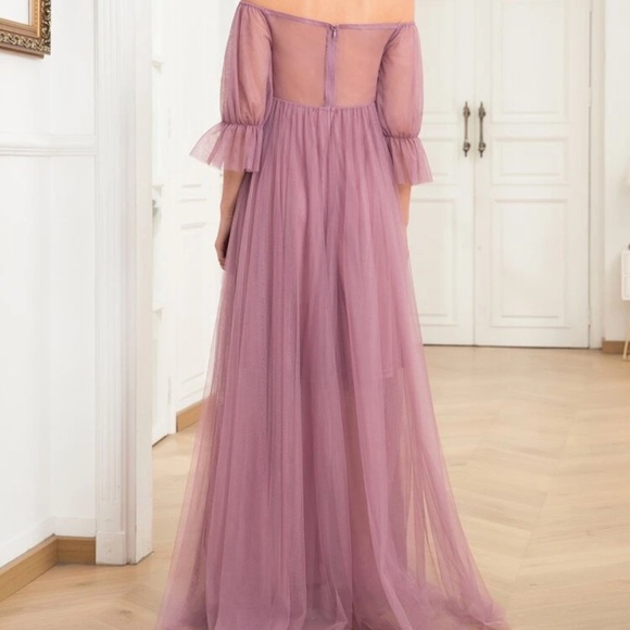 Ever Pretty Mesh Maternity Dress - Picture 2 of 4